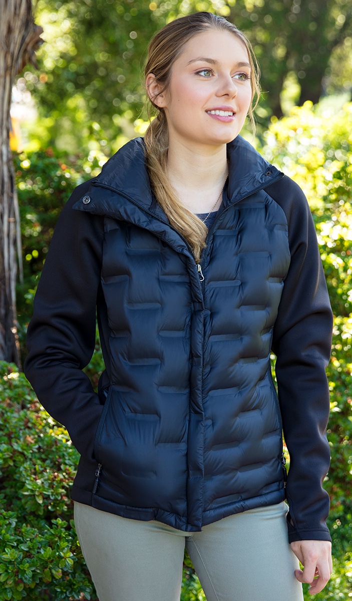 1556 Ladies Hybrid Puffer Jacket – Fossa Apparel