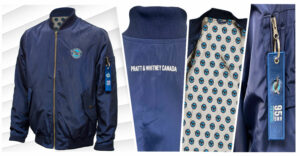 Fossa Apparel Creates Custom 1518 Wingover Bomber Jacket for Pratt & Whitney