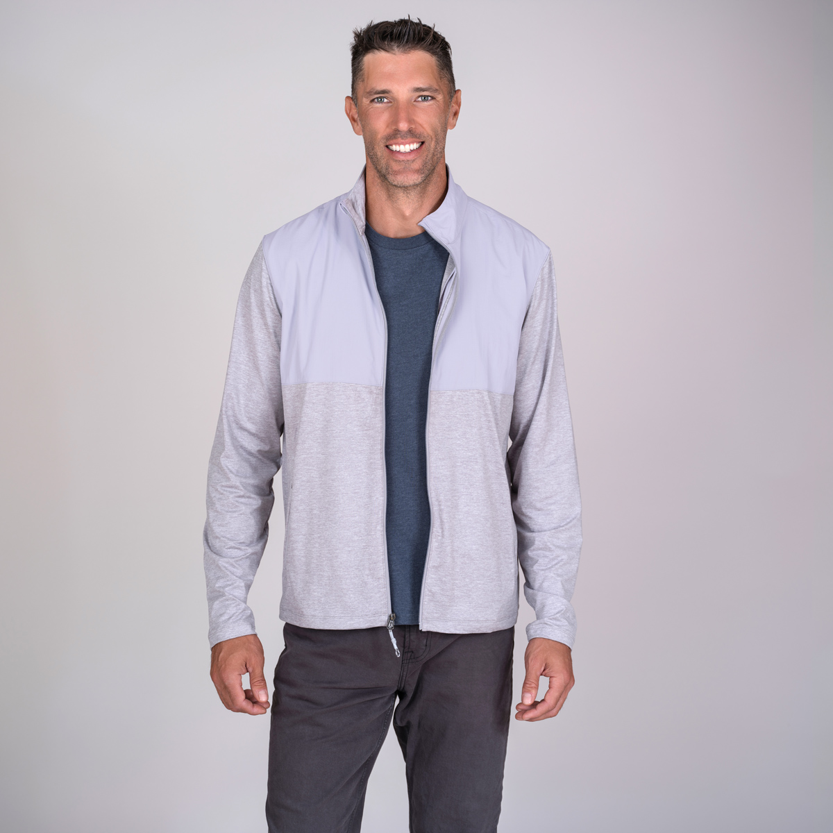 2960 Riposte Lt Grey unzipped